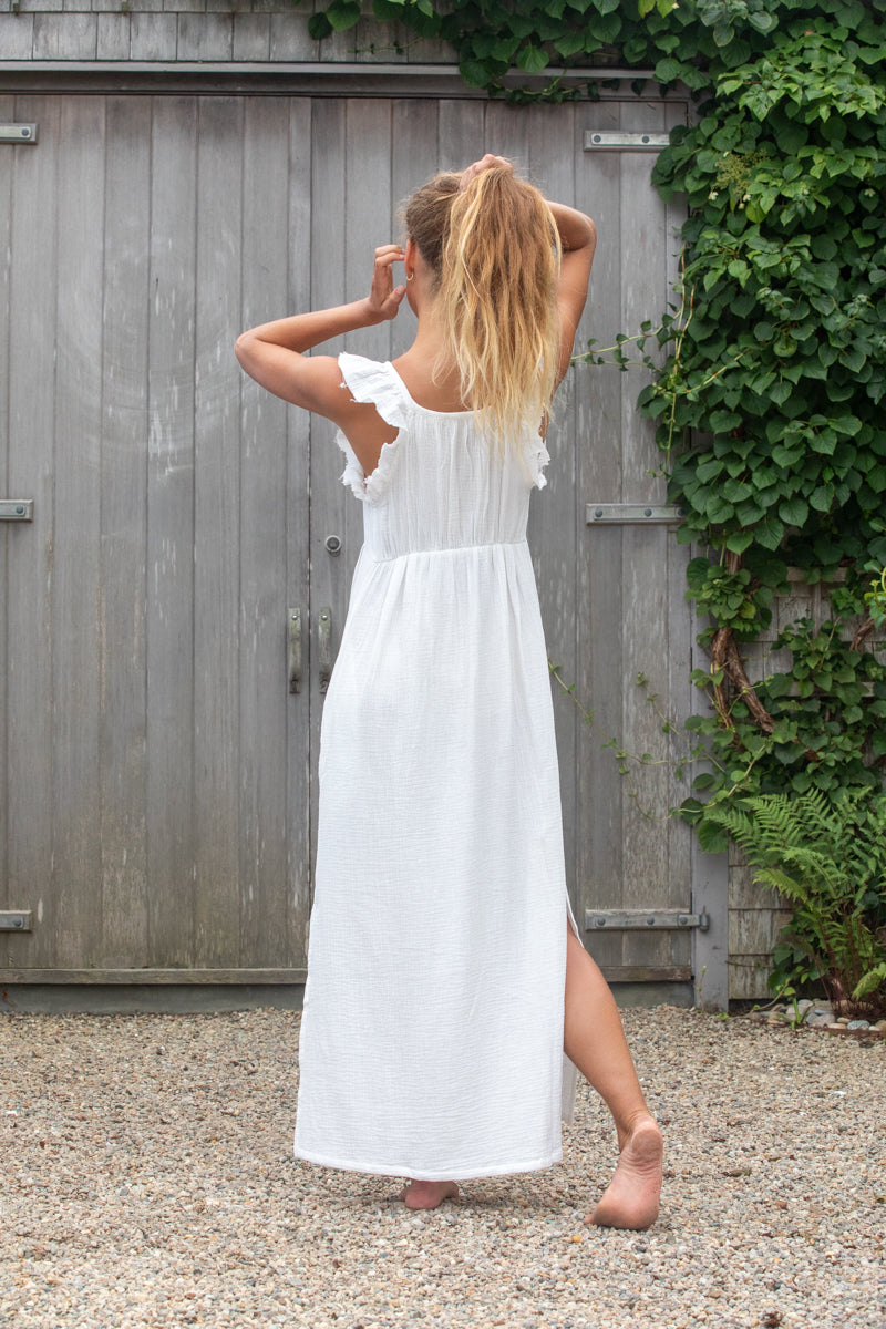 New Maya Dress in Cotton Double Gauze